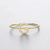 Wholesale Women's 925 Sterling Silver Letters Zircon Ring Stacking Combination