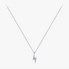 Wholesale Women's 925 Sterling Silver Lightning Clavicle Chain With Micro Inlay Design