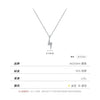 Wholesale Women's 925 Sterling Silver Lightning Clavicle Chain With Micro Inlay Design