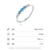 Wholesale Women's 925 Sterling Silver Microinlaid Zircon Geometric Niche Style Ring