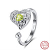 Wholesale Women's Sterling Silver Moonstone Opening Hammer Finger Ring With Geometric Personality Style And Electroplating