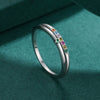 Wholesale Women's 925 Sterling Silver Natural Style Geometric Design Seiko Ring