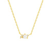 Wholesale Women's 925 Sterling Silver Opal Geometric Pendant Necklace With Zirconia And Cross Chain