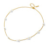 Wholesale Women's 925 Sterling Silver Pearl Geometric Cross Chain Necklace With Diamond Design