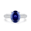 Wholesale Women's 925 Sterling Silver Ring With Diamond And Heart Shape Design