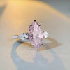 Wholesale Women's 925 Sterling Silver Ring With Geometric Pattern And Electroplating Treatment