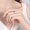Wholesale Women's 925 Sterling Silver Ring With Pt950 Gold Plating Crown Pattern Electroplating
