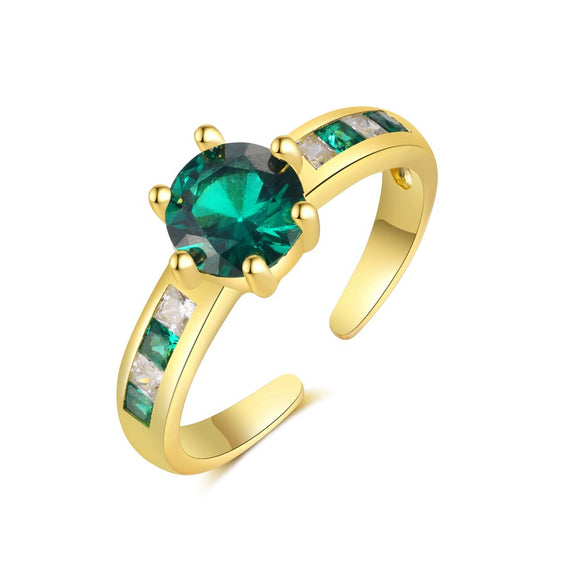 Wholesale Women's 925 Sterling Silver Ring With Zircon Micro Inlay Geometric Style