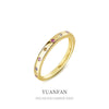 Wholesale Women's 925 Sterling Silver Star Plain Open Ring With Electroplating