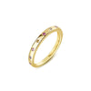 Wholesale Women's 925 Sterling Silver Star Plain Open Ring With Electroplating