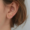 Wholesale Women's 925 Sterling Silver Star Shape Zirconia Microinlaid Earrings