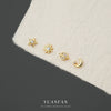 Wholesale Women's 925 Sterling Silver Star Shape Zirconia Microinlaid Earrings