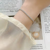 Wholesale Women's Sterling Silver Star Shaped Single Row Diamond Moissanite Set Bracelet
