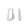Wholesale Women's 925 Sterling Silver Ushape Geometric Electroplated Earrings