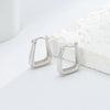 Wholesale Women's 925 Sterling Silver Ushape Geometric Electroplated Earrings