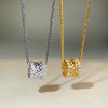 Wholesale Women's 925 Sterling Silver Wheat Ear Geometric Pendant Necklace With Electroplating And Ochain