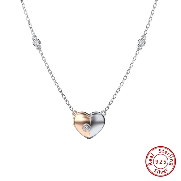 Wholesale Women's 925 Sterling Silver Yshaped Necklace With Geometric Zircon Pendant And Electroplating