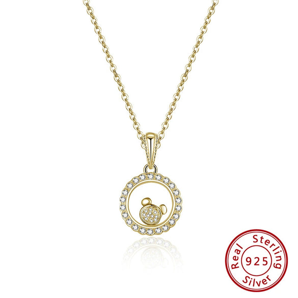 Wholesale Women's 925 Sterling Silver Yshaped Necklace With Geometric Zircon Pendant And Electroplating