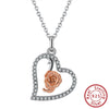 Wholesale Women's 925 Sterling Silver Yshaped Necklace With Geometric Zircon Pendant And Electroplating