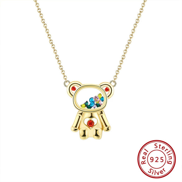 Wholesale Women's 925 Sterling Silver Yshaped Necklace With Geometric Zircon Pendant And Electroplating