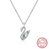 Wholesale Women's 925 Sterling Silver Yshaped Necklace With Geometric Zircon Pendant And Electroplating