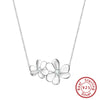 Wholesale Women's 925 Sterling Silver Yshaped Necklace With Geometric Zircon Pendant And Electroplating