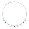 Wholesale Women's 925 Sterling Silver Yshaped Necklace With Geometric Zircon Pendant And Electroplating