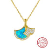 Wholesale Women's 925 Sterling Silver Yshaped Necklace With Geometric Zircon Pendant And Electroplating