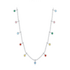 Wholesale Women's 925 Sterling Silver Zircon Inlay Geometric Clavicle Ochain Necklace