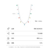 Wholesale Women's 925 Sterling Silver Zircon Inlay Geometric Clavicle Ochain Necklace