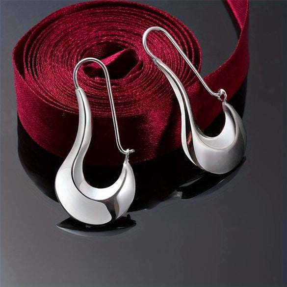 Wholesale Women's Street Style Copper Ushaped Electroplated Earrings