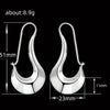 Wholesale Women's Street Style Copper Ushaped Electroplated Earrings