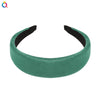 Wholesale Women's Suede Widebrimmed Handwoven Plaid Geometric Headband