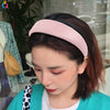 Wholesale Women's Suede Widebrimmed Handwoven Plaid Geometric Headband