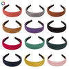 Wholesale Women's Suede Widebrimmed Handwoven Plaid Geometric Headband
