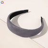 Wholesale Women's Suede Widebrimmed Handwoven Plaid Geometric Headband