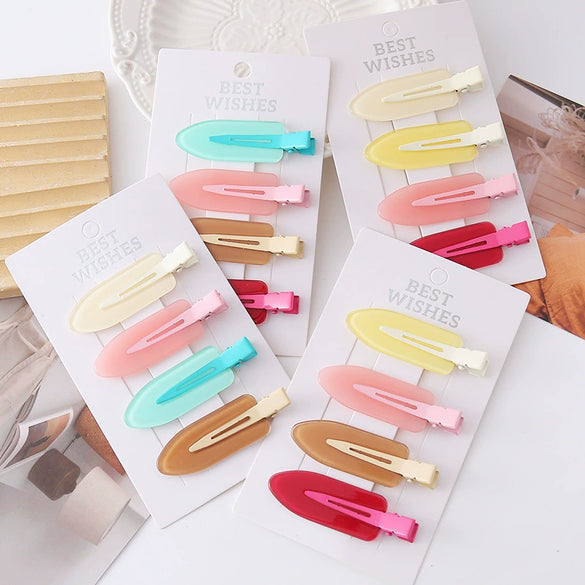 Wholesale Women's Sweet Acrylic Handmade Duck Bill Hair Clip