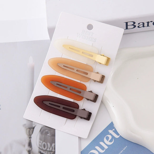 Wholesale Women's Sweet Acrylic Handmade Duck Bill Hair Clip