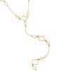 Wholesale Women's Sweet And Cool Style Alloy Electroplated Four Leaf Clover Double Layer Necklace And Earring Set