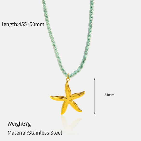 Wholesale Women's Sweet And Cool Style Animal Zodiac Stainless Steel And Titanium Steel Electroplated Pendant Necklace