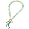 Wholesale Women's Sweet And Cool Style Flower Shape Pearl Natural Stone Alloy Zinc Alloy Electroplated Woven Shell Necklace