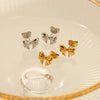 Wholesale Women's Sweet Bow Design Earrings Jewelry In Stainless Steel With Vacuum Real Gold Electroplating In Pvd Furnace