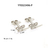 Wholesale Women's Sweet Bow Design Earrings Jewelry In Stainless Steel With Vacuum Real Gold Electroplating In Pvd Furnace