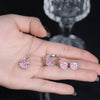 Wholesale Women's Sweet Flower Pattern 925 Sterling Silver Electroplated Cross Chain Necklace
