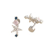 Wholesale Women's Sweet Flower Titanium Steel Electroplated Cartilage Ear Nail
