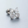 Wholesale Women's Sweet Fruit Style Titanium Steel Electroplated Ear Nail