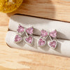 Wholesale Women's Sweet Fruit Style Titanium Steel Electroplated Ear Nail