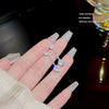 Wholesale Women's Sweet Geometric Copper And 925 Silver Earrings Set With Pearls