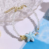 Wholesale Women's Sweet Light Luxury Highend Bracelet With Artificial Crystal Diamond Set Geometric Pattern