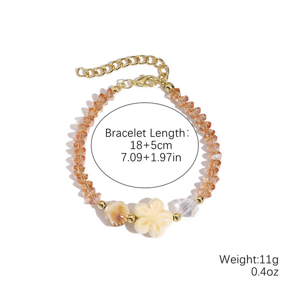 Wholesale Women's Sweet Light Luxury Highend Bracelet With Artificial Crystal Diamond Set Geometric Pattern